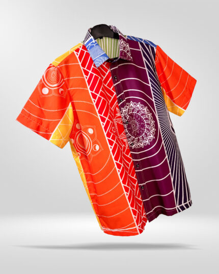 7 Chakras Printed Regular Fit Shirt