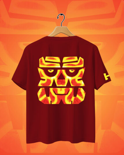 Surya Dev Graphic Print Oversized T-shirt